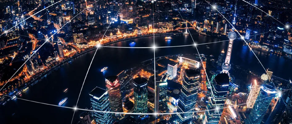 Network of connected trade destinations